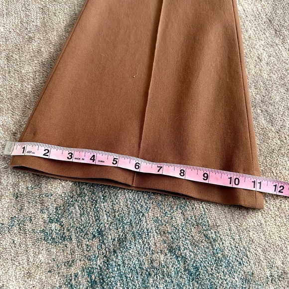 NWOT Veronica Beard Elbery Seamed Flare Pants Size 00. Cocoa - Picture 3 of 10